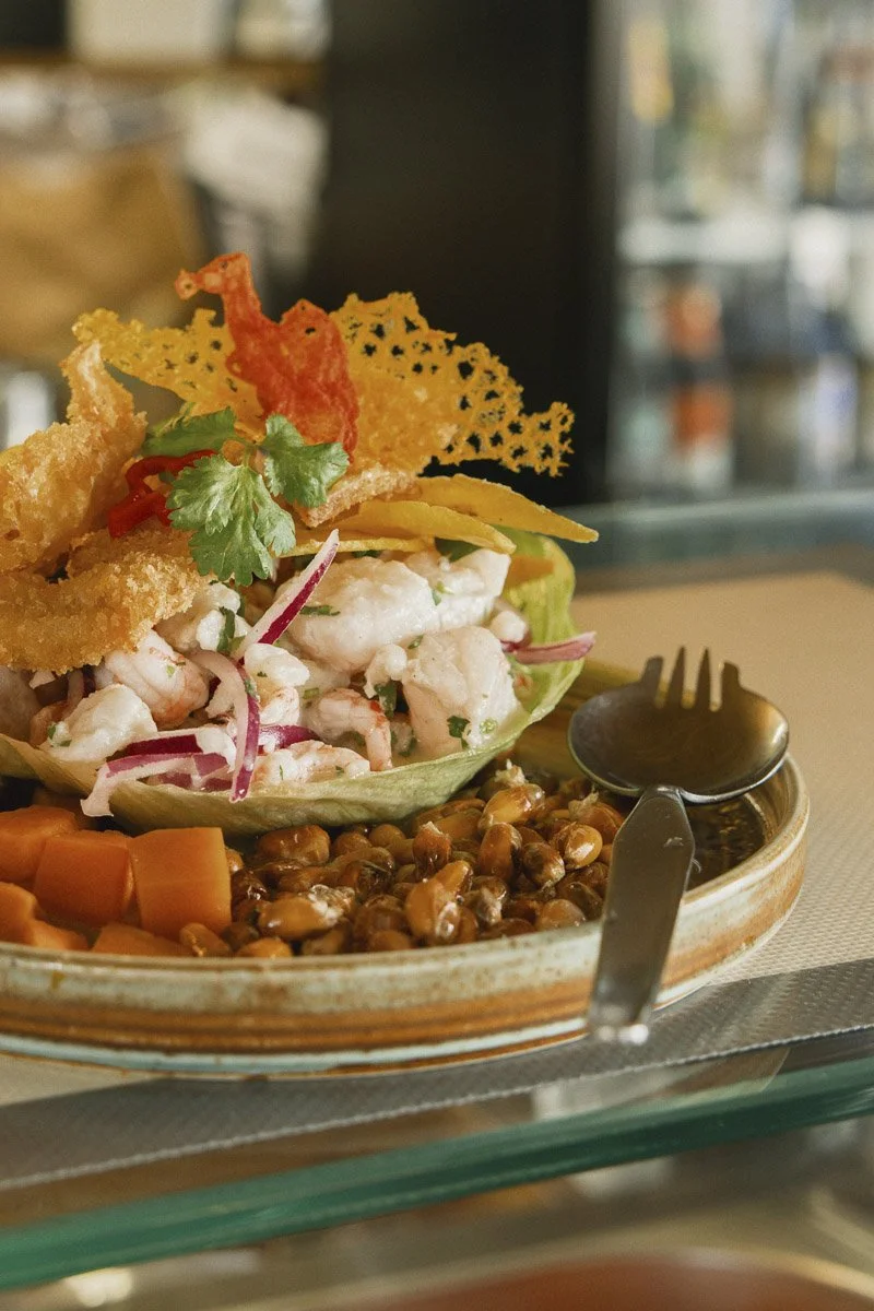 Matfotografering ceviche för restaurang